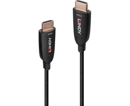 Lindy Fiber Optic Hybrid HDMI 2.1 8K60 cable (black, 10 meters, AOC cable)