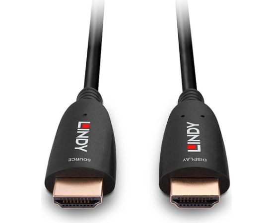 Lindy Fiber Optic Hybrid HDMI 2.1 8K60 cable (black, 10 meters, AOC cable)