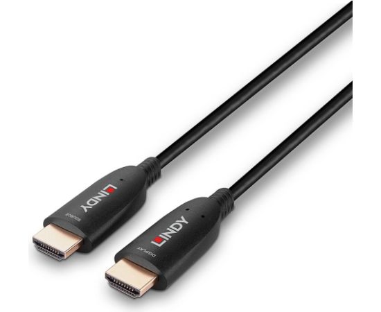 Lindy Fiber Optic Hybrid HDMI 2.1 8K60 cable (black, 10 meters, AOC cable)