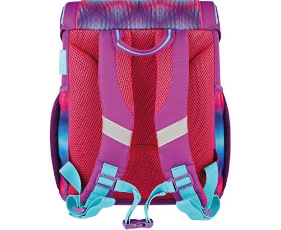 Herlitz Loop Plus Funky Horse, school bag (purple/pink, incl. 16-piece school case, pencil case, sports bag)