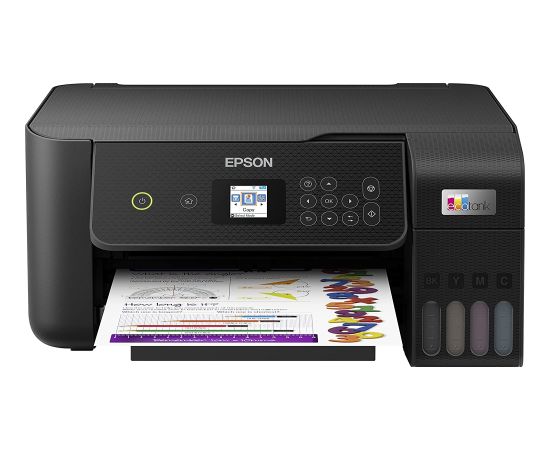 Epson EcoTank ET-2856, multifunction printer (white, scan, copy, USB, WLAN)