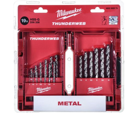 Milwaukee 4932352374 drill bit 19 pc(s)