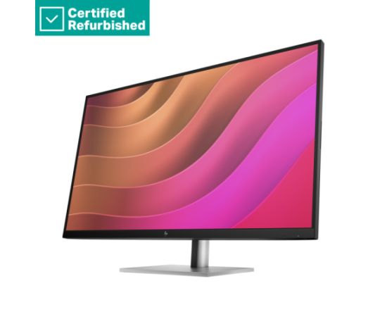 RENEW SILVER HP E32k G5 4K Charging Monitor - 31.5" 3840x2160 UHD 350-nit AG, IPS, USB-C(65W)/HDMI/DisplayPort, 3x USB, speakers, RJ-45 LAN, height adjustable/tilt/swivel/pivot, 1 years / 6N4D6AAR#ABB