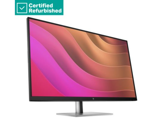 RENEW SILVER HP E32k G5 4K Charging Monitor - 31.5" 3840x2160 UHD 350-nit AG, IPS, USB-C(65W)/HDMI/DisplayPort, 3x USB, speakers, RJ-45 LAN, height adjustable/tilt/swivel/pivot, 1 years / 6N4D6AAR#ABB