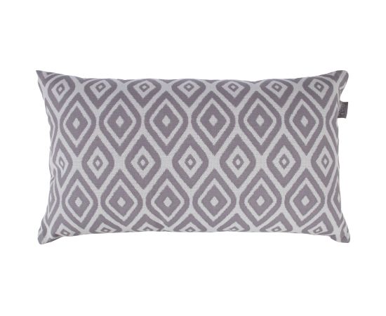 Cushion HOLLY OUTDOOR 40x68cm, grey rhombus