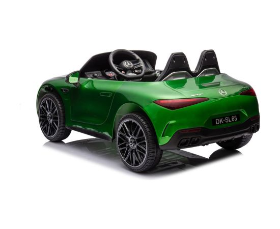 Lean Cars Electric Ride On Car Mercedes AMG SL63 Green Painted