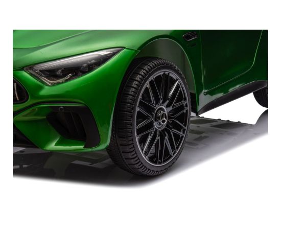 Lean Cars Electric Ride On Car Mercedes AMG SL63 Green Painted