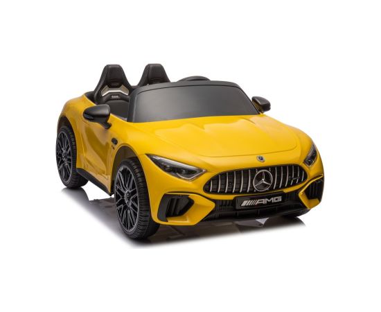 Lean Cars Mercedes AMG SL63 Battery Car, Yellow Painted