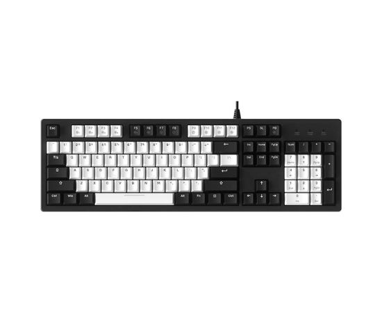 Dareu EK104 Mechanical Keyboard Red Switch White-Black