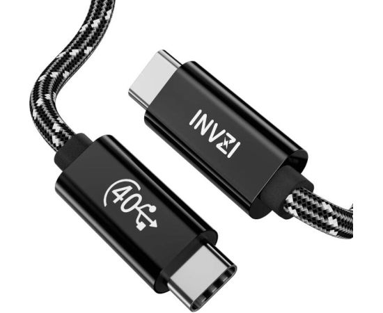 Cable USB-C / USB4.0, INVZI, INVUSB4, Gen3, 240W, 40Gbps, 2m (black)