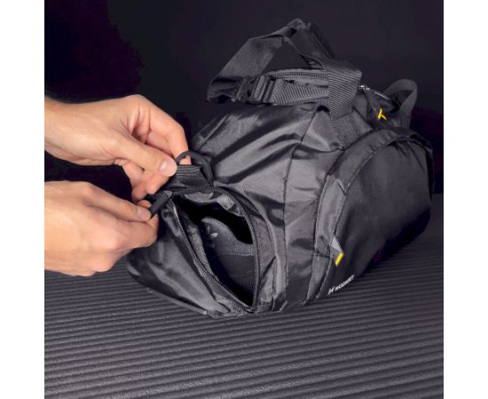 Wozinsky sports bag backpack hand luggage bag 40x20x25 cm for plane black (WSB-B01)