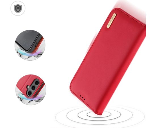 Dux Ducis Hivo case with flap and RFID blocker for Samsung Galaxy S24 - red