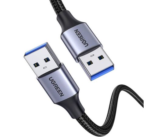 USB3.0 cable Male USB-A to Male USB-A UGREEN 2A, 0.5m (black)