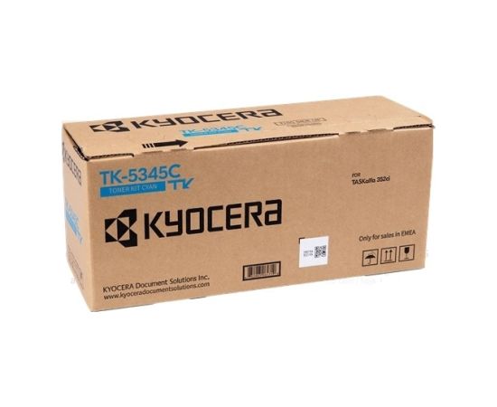 Kyocera TK-5345C (1T02ZLCNL0) Toner Cartridge, Cyan