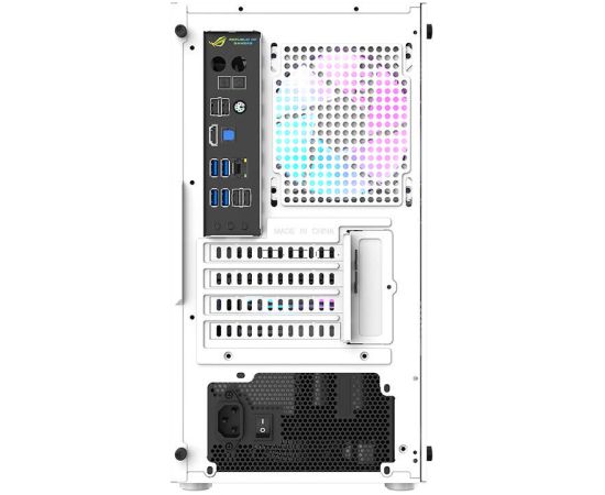 Darkflash Computer case Aigo AL390 + RGB fan (white)