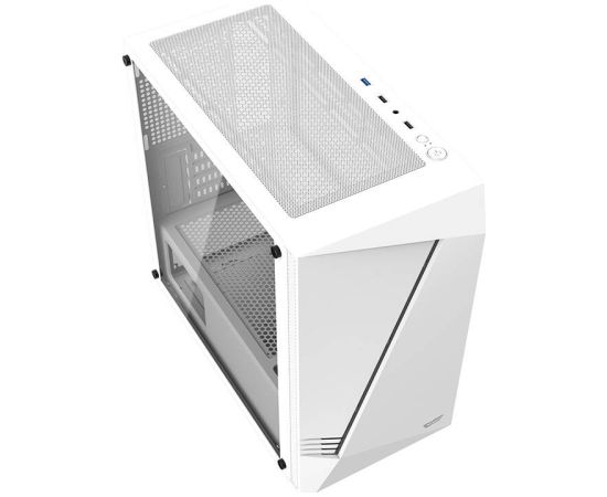 Darkflash Computer case Aigo AL390 + RGB fan (white)