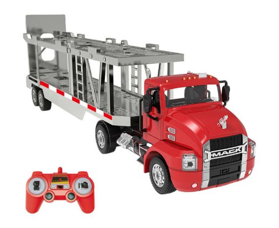 Remote-controlled truck 1:26 Double Eagle (red) (Car Transporter) E583-003