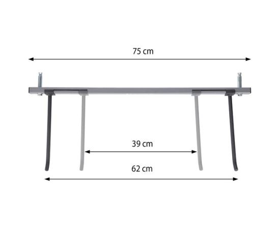 Vingrošanas aklājiņu statīvs STR30 MAT RACK HMS