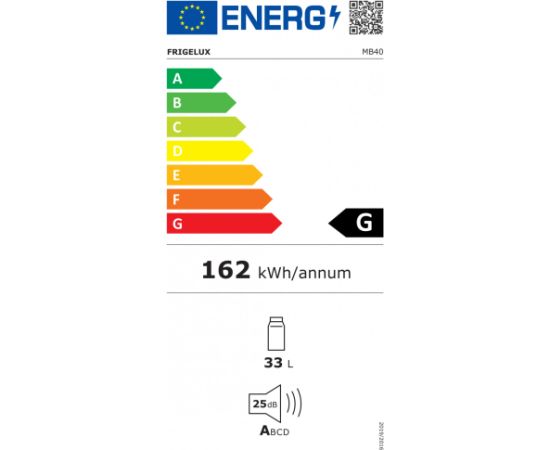 Frigelux MB40 Mini Bar Ledusskapis 55cm
