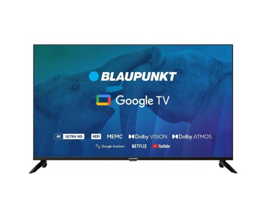 TV 65" Blaupunkt 65UGC6000 4K Ultra HD, GoogleTV, Dolby Atmos, WiFi 2.4-5GHz BT, WiFi black