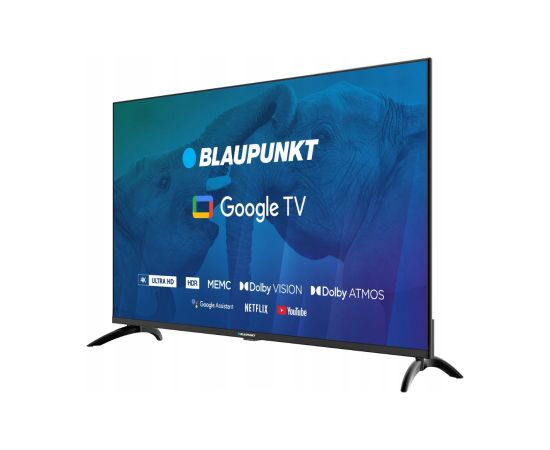 TV 65" Blaupunkt 65UGC6000 4K Ultra HD, GoogleTV, Dolby Atmos, WiFi 2.4-5GHz BT, WiFi black