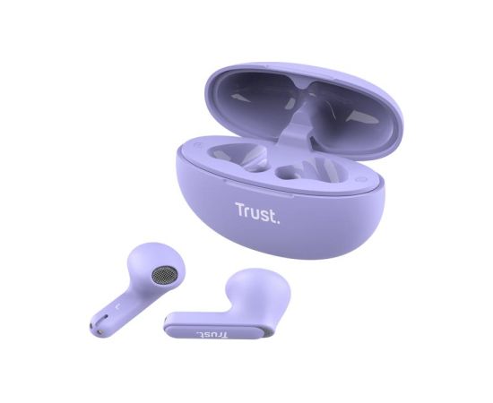 HEADSET EARPHONES YAVI BT ENC PURPLE 25299 TRUST