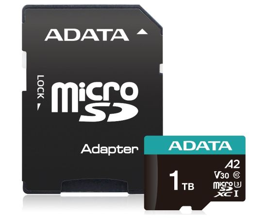 A-data MEMORY MICRO SDXC 1TB W/AD./AUSDX1TUI3V30SA2-RA1 ADATA