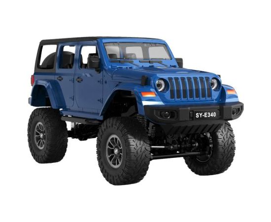 RC remote control car 1:14 Double Eagle (blue) Jeep Crawler Pro E340-003