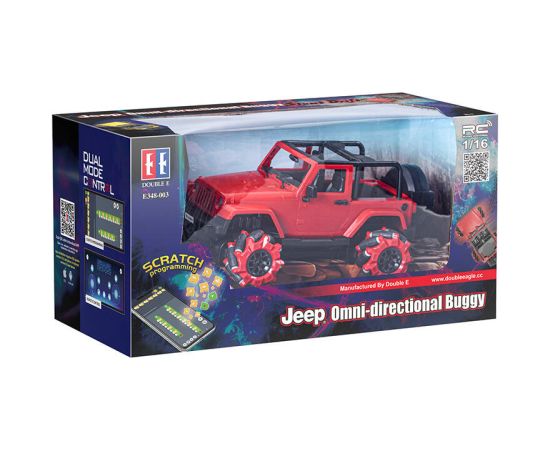 Remote-controlled car 1:16 Double Eagle (red) Jeep (drift) E348-003