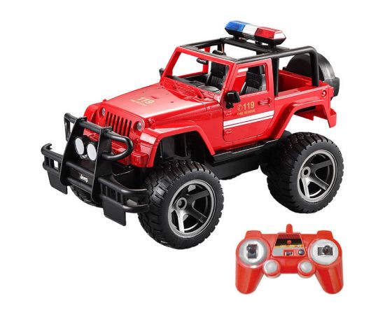 RC remote control car 1:12 Double Eagle Jeep (fire department) E549-003