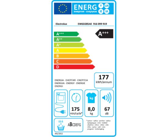 Electrolux EW6D285AE