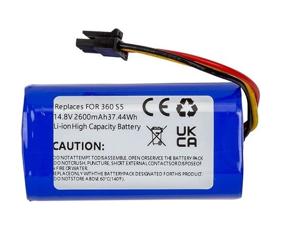 Extradigital Battery for 360 Robot S5, 14.8V, 2.6Ah, Li-ion