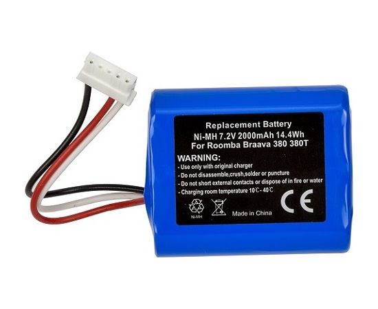 Extradigital Battery for IROBOT Braava 380, 7.2V, 2.0Ah, Ni-MH