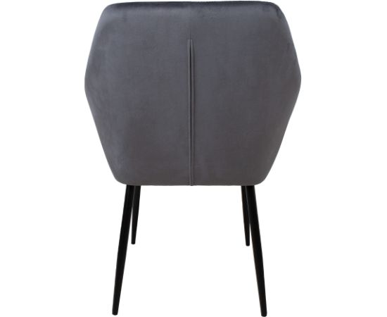 Chair EVELIN grey velvet