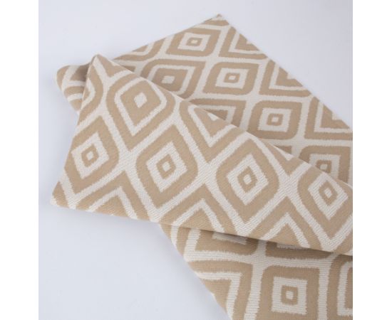 Table mat HOLLY OUTDOOR 43x116cm, beige rhombus