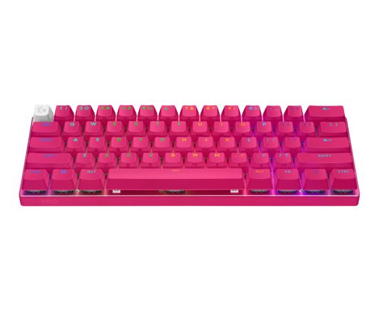 LOGITECH G PRO X 60 LIGHTSPEED Wireless Gaming Keyboard (Tactile) - MAGENTA - US INT'L - 2.4GHZ/BT - EMEA28-935 - TACTILE SWITCH