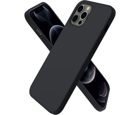 Case Liquid Silicone 1.5mm Xiaomi Redmi Note 13 Pro 5G/Poco X6 5G black