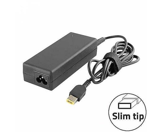 Laptop AC power adapter Qoltec Lenovo 90W | 20V | 4.5A | Slim tip