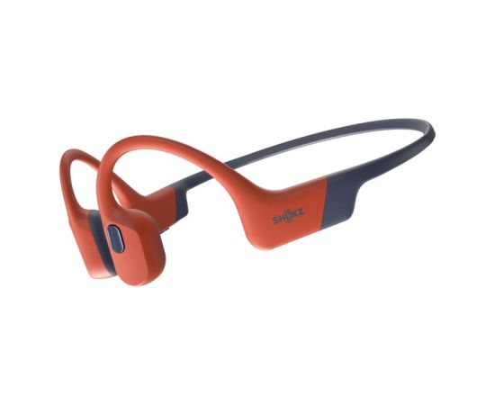 SHOKZ OpenSwim Pro Headset Wireless Neck-band Sports Bluetooth Black, Red