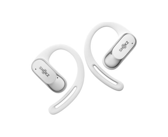 SHOKZ OpenFit Air, weiss Headset Wireless Ear-hook Calls/Music/Sport/Everyday Bluetooth White