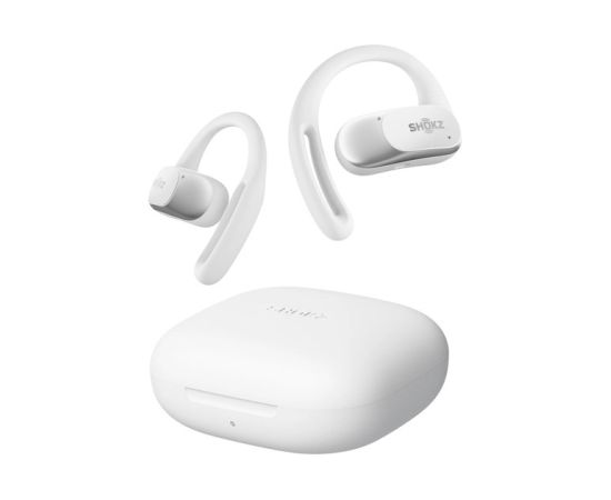 SHOKZ OpenFit Air, weiss Headset Wireless Ear-hook Calls/Music/Sport/Everyday Bluetooth White