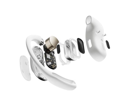 SHOKZ OpenFit Air, weiss Headset Wireless Ear-hook Calls/Music/Sport/Everyday Bluetooth White