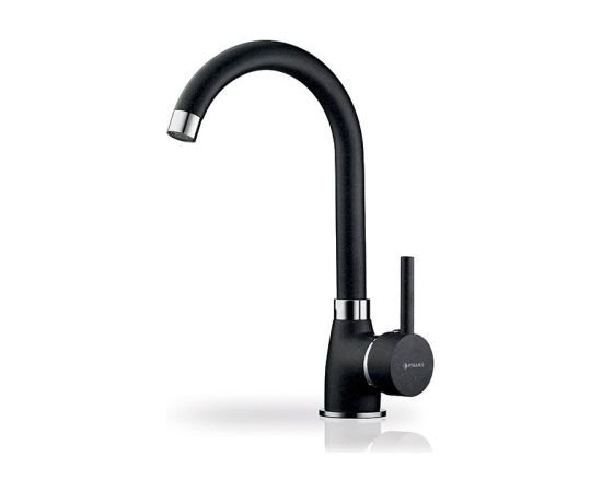 Pyramis Bello 090935601 Granite Volcano kitchen mixer (black)