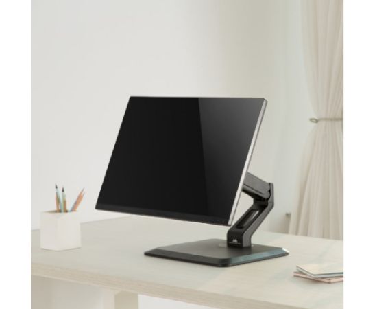 Maclean Touch Monitor Mount, Freestanding with Stand, VESA 75x75/100x100, 17"-32", max 10kg, MC-895