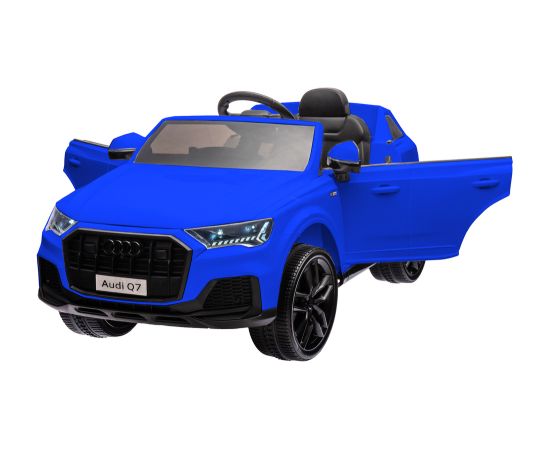 Lean Cars Audi Q7 Blue Painted Battery Car