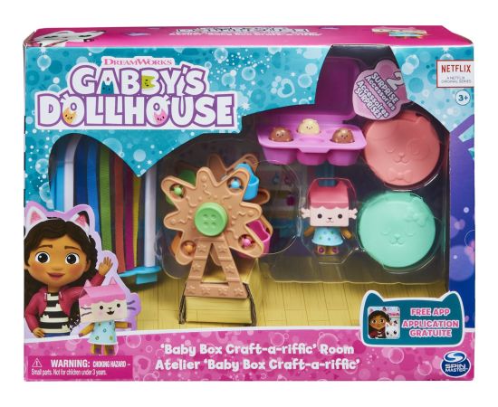 Spin Master Spin Master Gabby's Dollhouse Deluxe Room - Craft-a-riffic Room, Backdrop