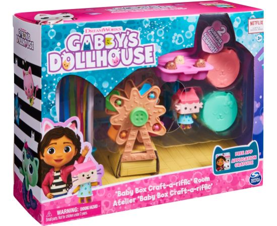 Spin Master Spin Master Gabby's Dollhouse Deluxe Room - Craft-a-riffic Room, Backdrop