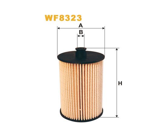 Degvielas filtrs WF8323 WIX FILTERS