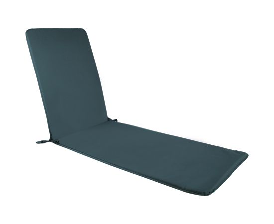 Deck chair pad OHIO-2 waterproof, 55x190xH2,5cm, dark grey