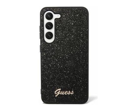 Guess Samsung  Galaxy S24 HC PC/TPU GLITTER SCRIPT Black